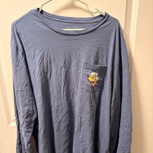 Vineyard Vines Blue Long Sleeve Tee with Graphic